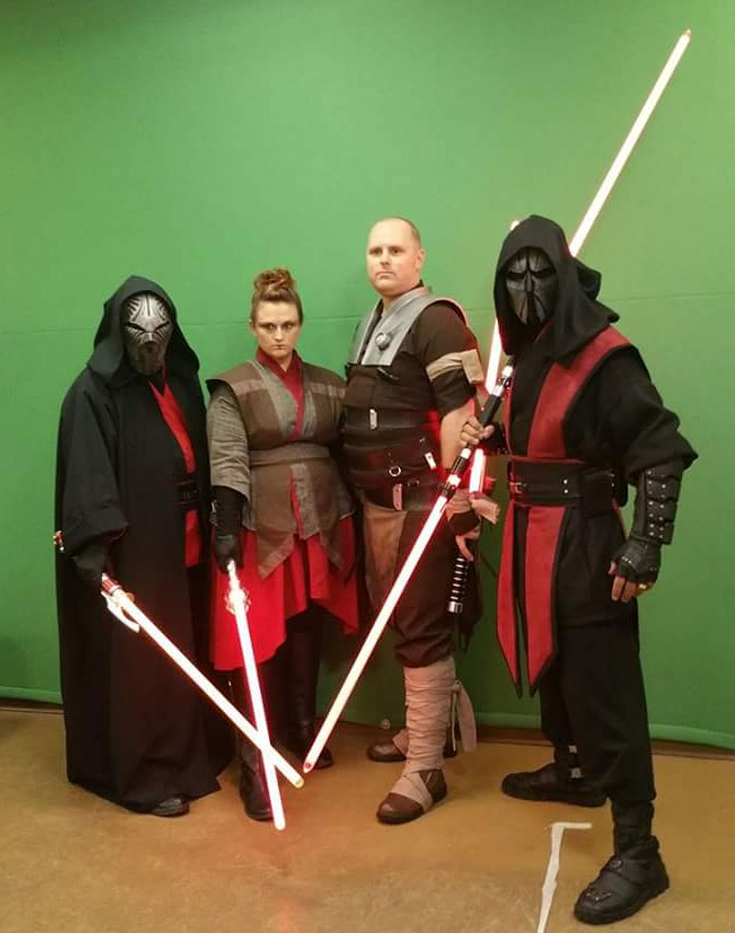 Starkiller cosplay from The Dark Empire costume group